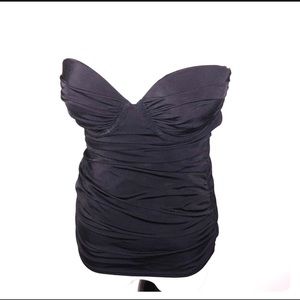 Victoria’s Secret black tankini strapless 32A